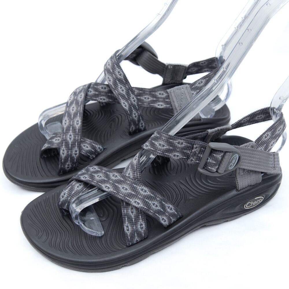 New Chaco ZVolv 2 Nova Gray Outdoor Hiking Water Sandals Size 7